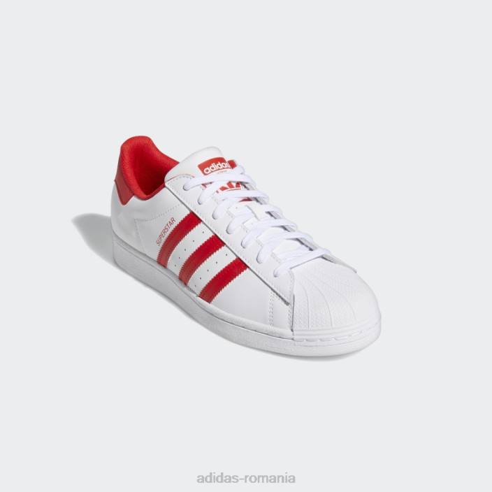 Adidas pantofi superstar roșii bărbați alb roșu 2JBN19627