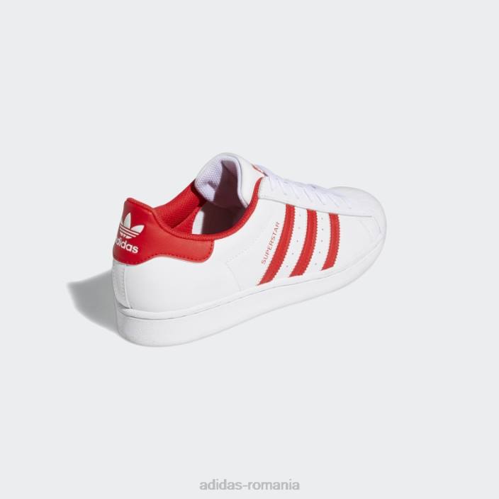 Adidas pantofi superstar roșii bărbați alb roșu 2JBN19627