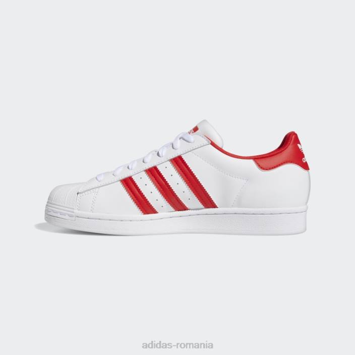 Adidas pantofi superstar roșii bărbați alb roșu 2JBN19627