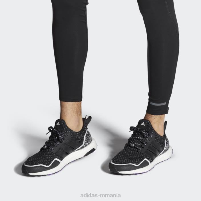 Adidas pantofi ultraboost 5.0 dna x marvel black panther negru bărbați negru/alb/violet 2JBN19394