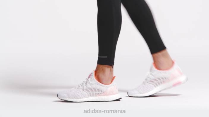 Adidas pantofi ultraboost dna climacool albi bărbați alb/roz fascicul/rosu 2JBN19352