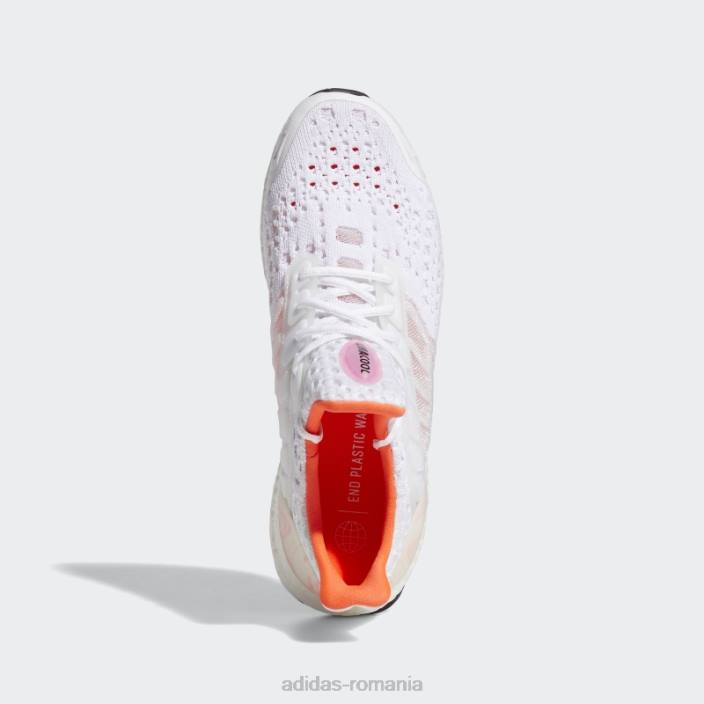 Adidas pantofi ultraboost dna climacool albi bărbați alb/roz fascicul/rosu 2JBN19352