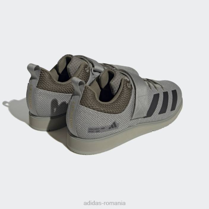 Adidas powerlift 5 pantofi haltere argintiu pietriș bărbați pietriș argintiu/negru/măslin 2JBN19885