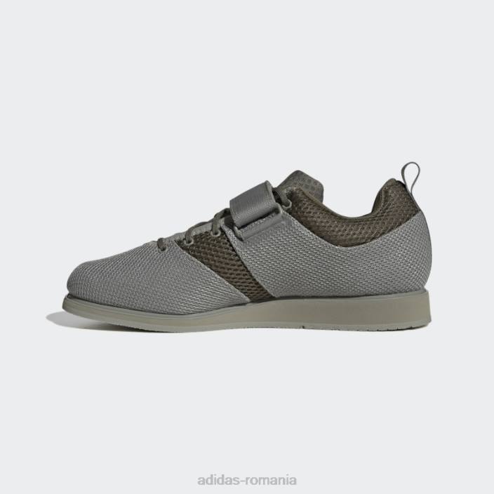Adidas powerlift 5 pantofi haltere argintiu pietriș bărbați pietriș argintiu/negru/măslin 2JBN19885