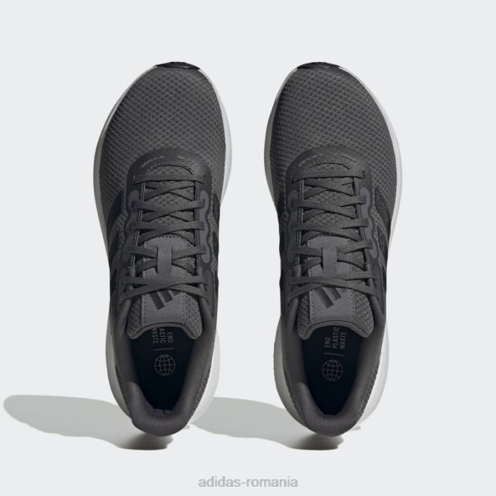 Adidas runfalcon 3 cloudfoam pantofi de alergare low gri bărbați gri/negru/carbon 2JBN19375