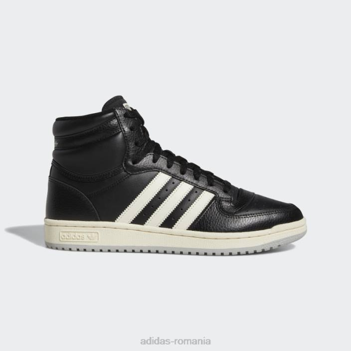 Adidas top ten rb pantofi negri adidas bărbați negru/alb/gri 2JBN19614
