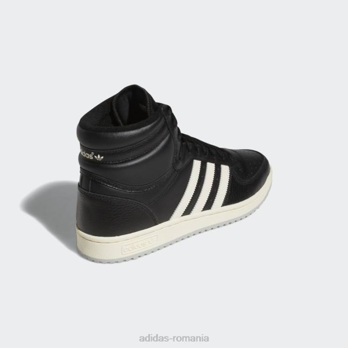 Adidas top ten rb pantofi negri adidas bărbați negru/alb/gri 2JBN19614