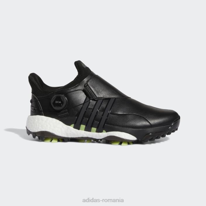 Adidas tour360 22 boa pantofi de golf negri bărbați negru/fier metalic 2JBN19777