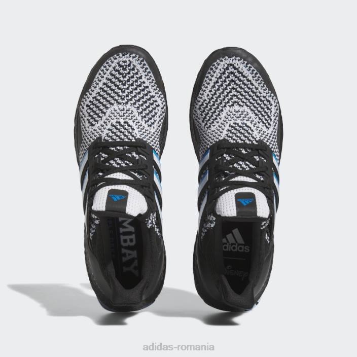 Adidas ultraboost 1.0 dna mighty ducks hawks pantofi negri bărbați papură negru/alb/albastru 2JBN19531