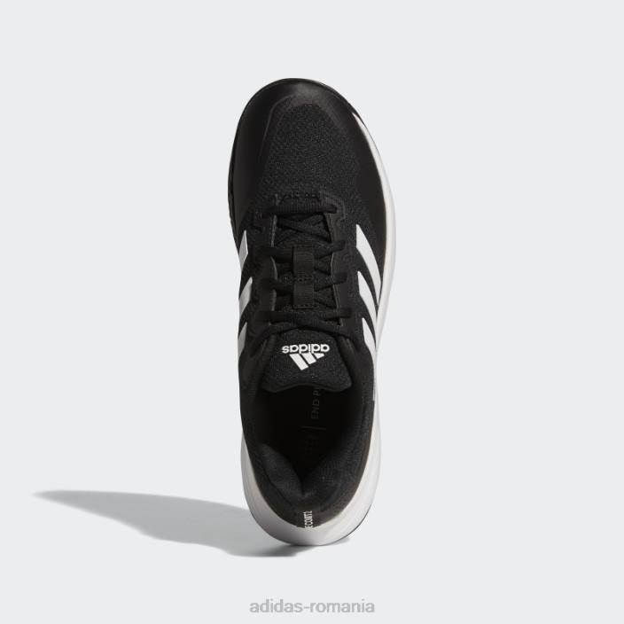 Adidas pantofi de tenis adidas negri gamecourt 2.0 bărbați alb negru 2JBN4485