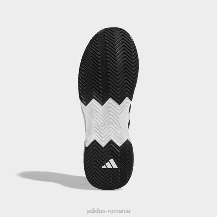Adidas pantofi de tenis adidas negri gamecourt 2.0 bărbați alb negru 2JBN4485