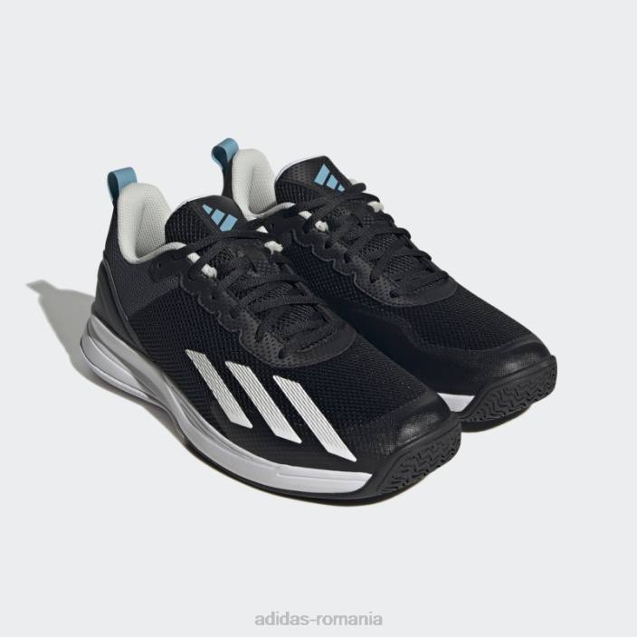Adidas pantofi tenis courtflash speed negri adidas bărbați alb negru 2JBN4758