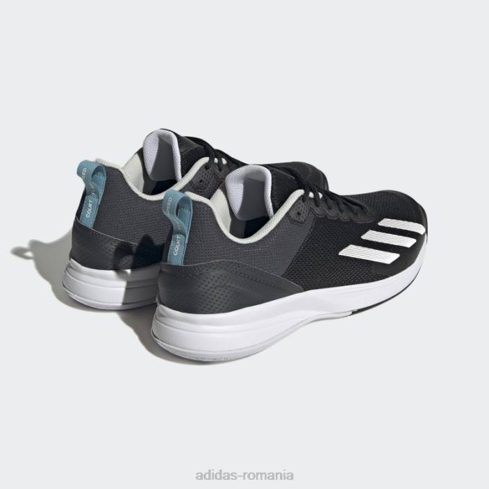 Adidas pantofi tenis courtflash speed negri adidas bărbați alb negru 2JBN4758