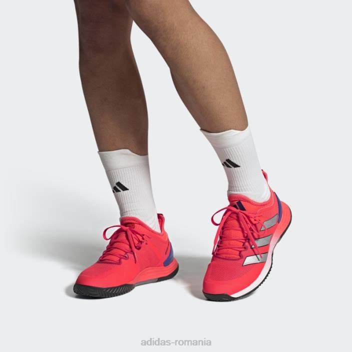 Adidas tenisi roșii adizero ubersonic 4 bărbați roșu/argintiu/albastru 2JBN4307