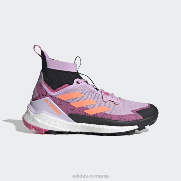 Adidas lila terrex free hiker 2 pantof de drumeție adidas bărbați liliac/portocaliu fascicul/magenta 2JBN4551