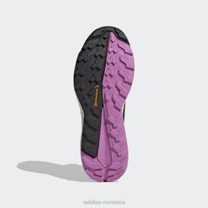 Adidas pantof de drumeție terrex free hiker 2 gore-tex olive bărbați măsline/portocale 2JBN4442