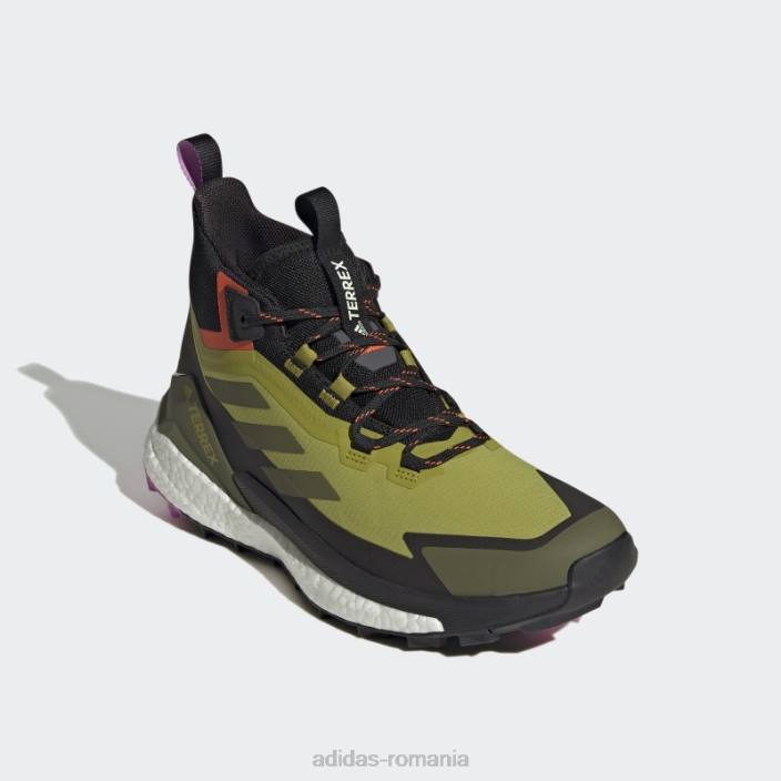 Adidas pantof de drumeție terrex free hiker 2 gore-tex olive bărbați măsline/portocale 2JBN4442