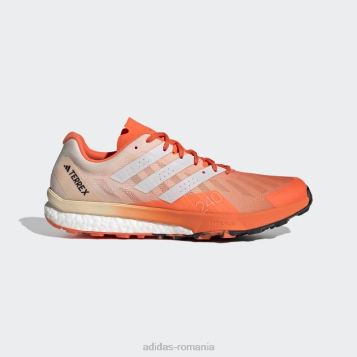 Adidas pantofi de alergare de trail ultra orange terrex speed adidas bărbați portocaliu/alb/negru 2JBN4593