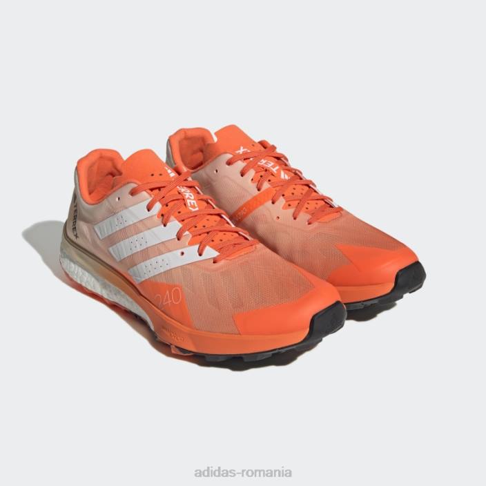 Adidas pantofi de alergare de trail ultra orange terrex speed adidas bărbați portocaliu/alb/negru 2JBN4593