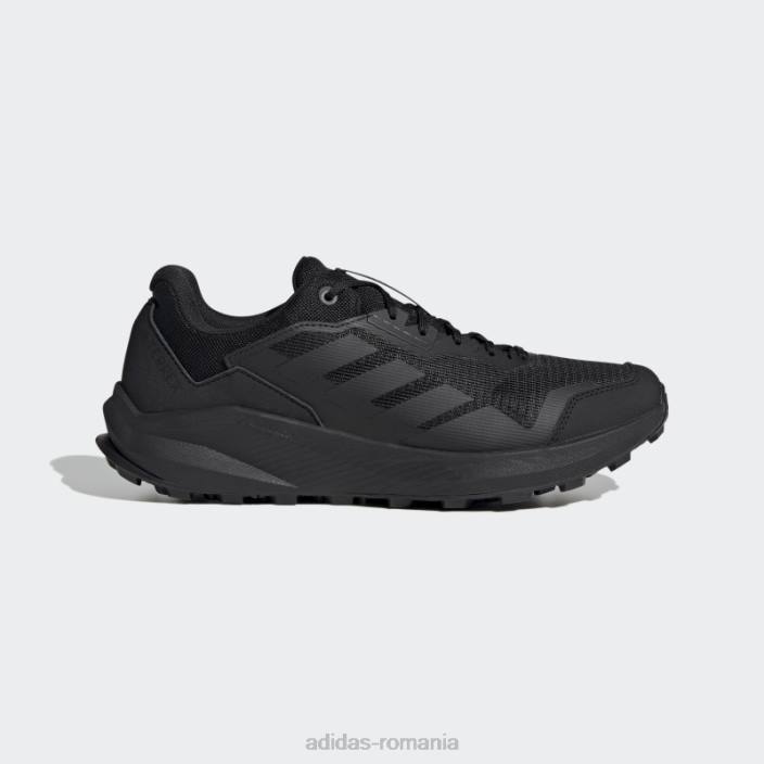 Adidas pantofi de alergare negri terrex trail rider bărbați gri inchis 2JBN4204