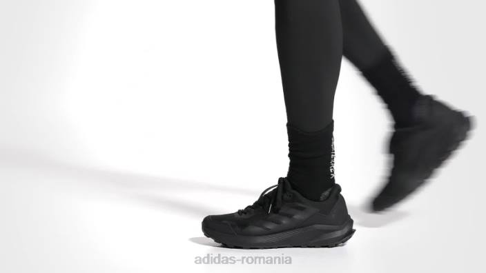 Adidas pantofi de alergare negri terrex trail rider bărbați gri inchis 2JBN4204