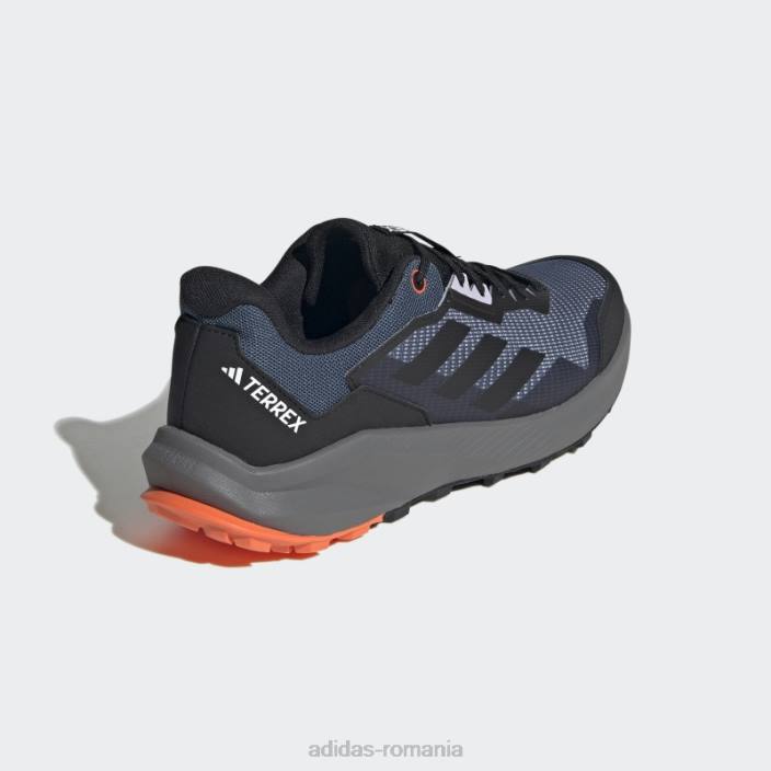 Adidas pantofi de alergare pe trail de oțel terrex trail rider bărbați otel/negru/portocaliu 2JBN5956