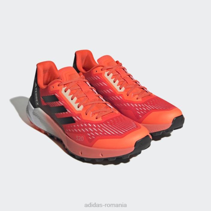 Adidas pantofi de alergare pe trail terrex agravic flow 2.0 portocalii bărbați portocaliu/negru/coral 2JBN4157