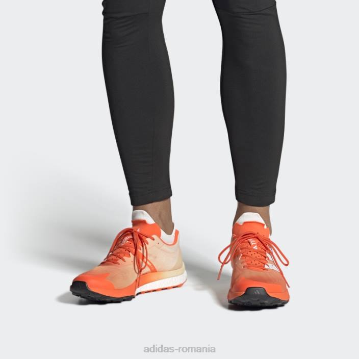 Adidas pantofi de alergare terrex speed ultra portocalii bărbați portocaliu/alb/negru 2JBN179