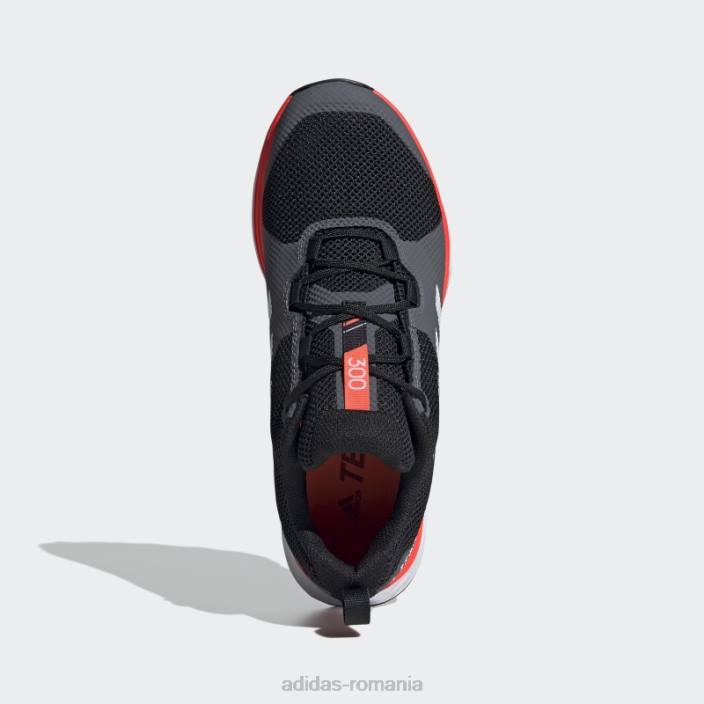 Adidas pantofi de alergare terrex two trail negri bărbați negru/alb/rosu 2JBN13064