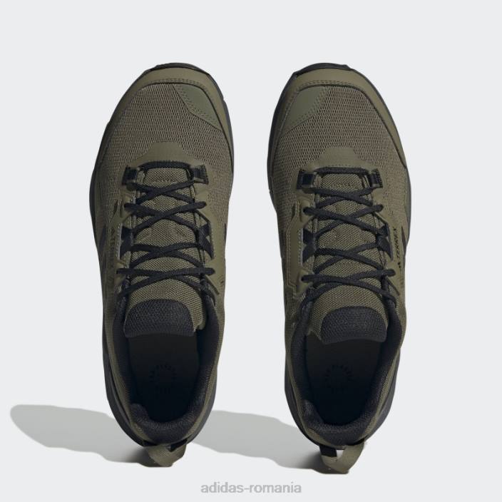 Adidas pantofi de drumeție largi terrex ax4 olive bărbați măsliniu/negru/gri 2JBN4178