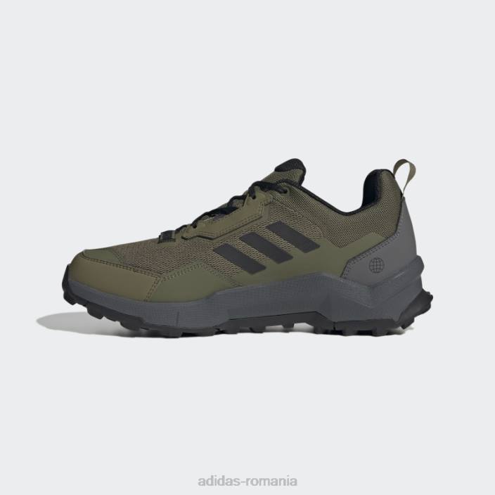 Adidas pantofi de drumeție largi terrex ax4 olive bărbați măsliniu/negru/gri 2JBN4178