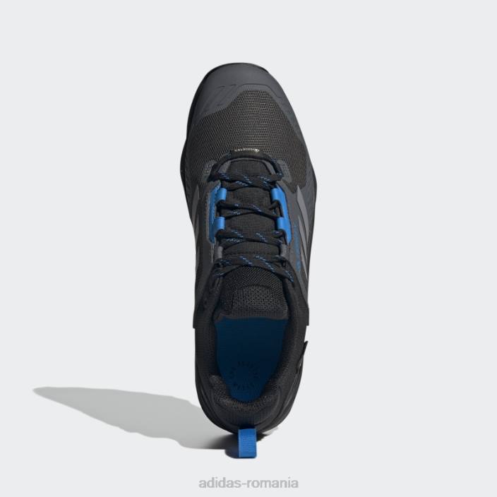 Adidas pantofi de drumeție negri terrex swift r3 gore-tex adidas bărbați papură negru/gri/albastru 2JBN4089