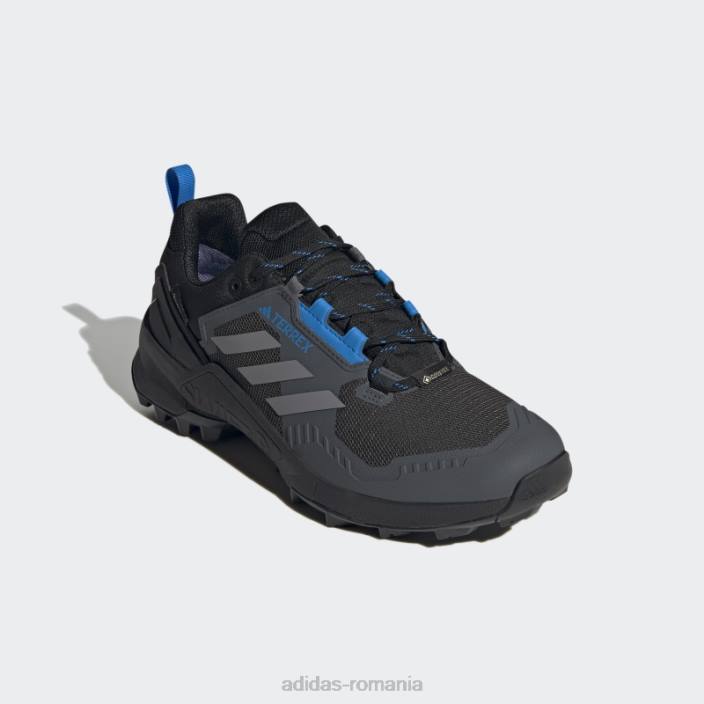 Adidas pantofi de drumeție negri terrex swift r3 gore-tex adidas bărbați papură negru/gri/albastru 2JBN4089