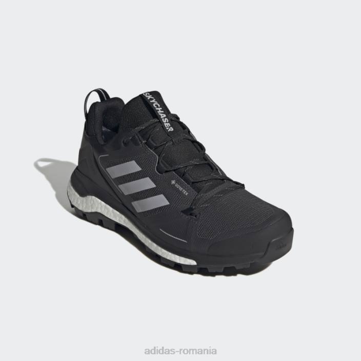 Adidas pantofi de drumeție terrex skychaser gore-tex 2.0 negru adidas bărbați negru/argintiu/gri 2JBN4164