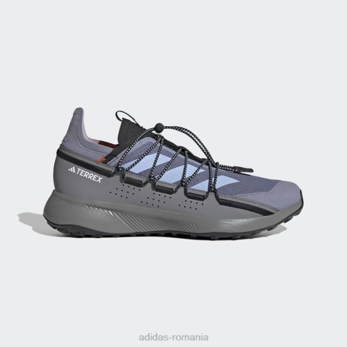 Adidas pantofi de voiaj terrex voyager 21 violet argintiu bărbați argintiu violet/albastru zori/auriu 2JBN4232