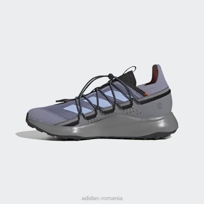 Adidas pantofi de voiaj terrex voyager 21 violet argintiu bărbați argintiu violet/albastru zori/auriu 2JBN4232