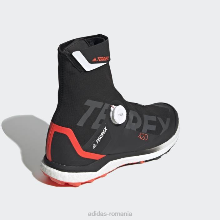 Adidas pantofi negri terrex agravic tech pro trail running bărbați negru/alb/rosu 2JBN13054
