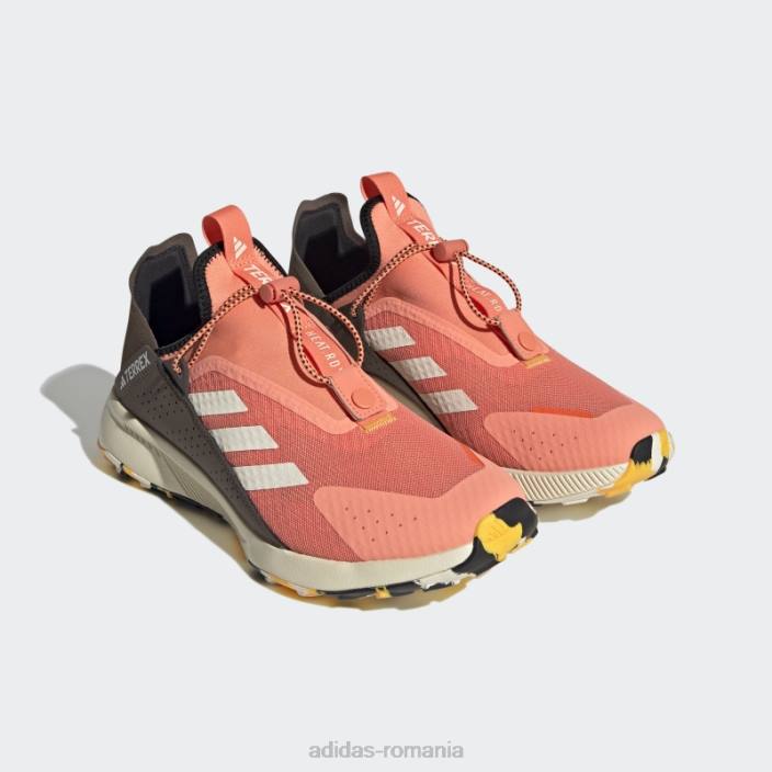 Adidas terrex voyager 21 slip-on heat.rdy pantofi de voiaj coral adidas bărbați coral/alb/auriu 2JBN12762