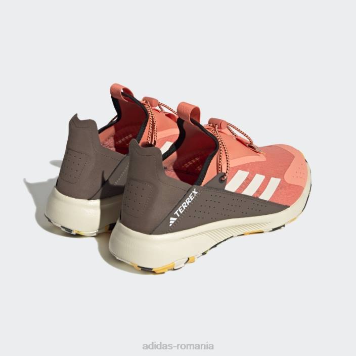 Adidas terrex voyager 21 slip-on heat.rdy pantofi de voiaj coral adidas bărbați coral/alb/auriu 2JBN12762