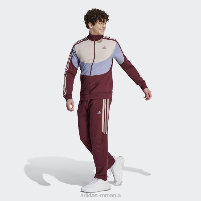 Adidas costum de trening colorblock roșu adidas bărbați roșu 2JBN21438