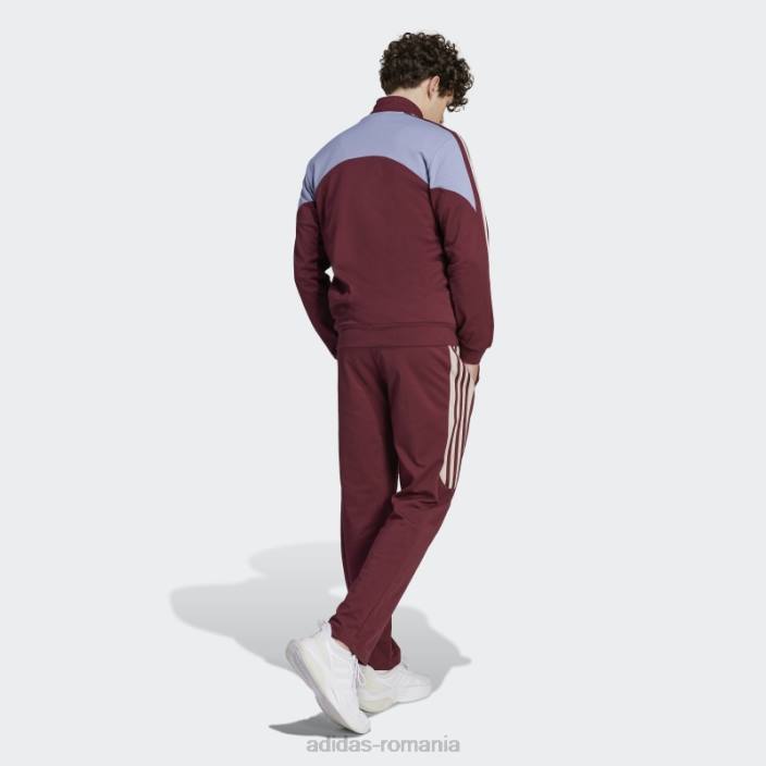 Adidas costum de trening colorblock roșu adidas bărbați roșu 2JBN21438