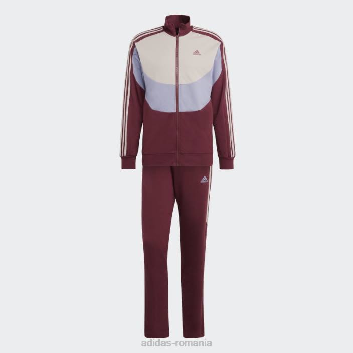Adidas costum de trening colorblock roșu adidas bărbați roșu 2JBN21438