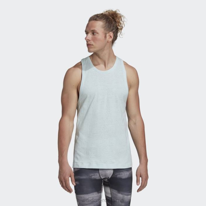 Adidas maiou de antrenament yoga albastru bărbați albastru 2JBN21439
