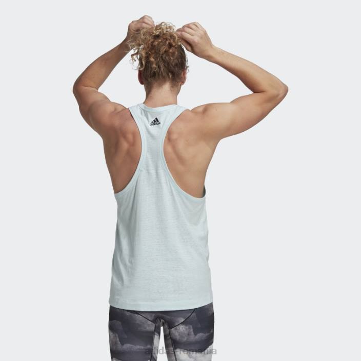 Adidas maiou de antrenament yoga albastru bărbați albastru 2JBN21439