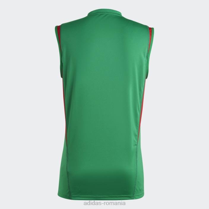 Adidas tricou de antrenament fără mâneci tiro 23 mexic verde bărbați verde 2JBN21440