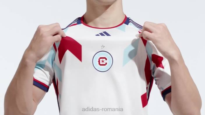 Adidas Chicago Fire 23/24 deplasare tricou autentic alb bărbați cer alb/noapte 2JBN20552