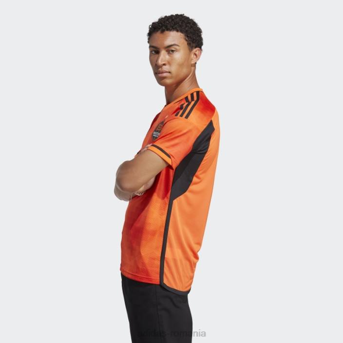 Adidas Houston dynamo 23/24 home tricou autentic portocaliu bărbați portocaliu/portocaliu îndrăzneț 2JBN20534