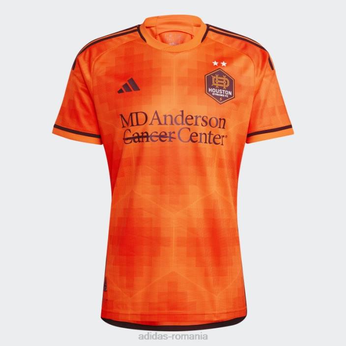 Adidas Houston dynamo 23/24 home tricou autentic portocaliu bărbați portocaliu/portocaliu îndrăzneț 2JBN20534