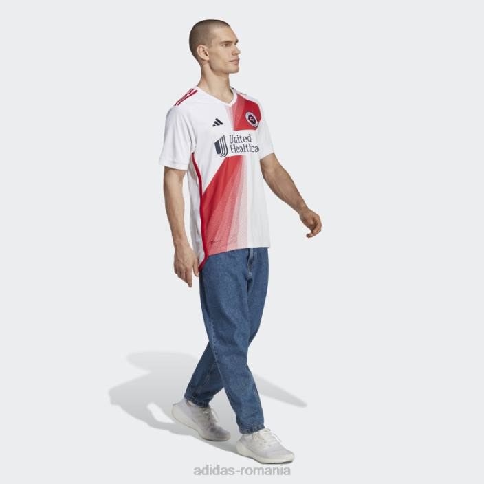 Adidas New England Revolution 23/24 tricou deplasare roșu bărbați alb roșu 2JBN20835