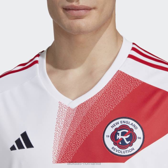 Adidas New England Revolution 23/24 tricou deplasare roșu bărbați alb roșu 2JBN20835